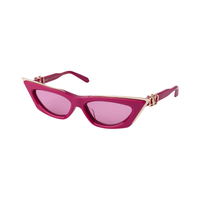 Valentino V - GOLDCUT - IVLS-113C-55 Pink - White Gold w/ VA Pink - AR Sunglasses Valentino V - GOLDCUT - IVLS-113C-55 Pink - White Gold w/ VA Pink - AR Sunglasses