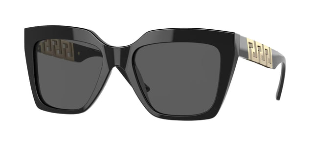 Versace VE4418 Black Gold / Dark Grey Sunglasses
