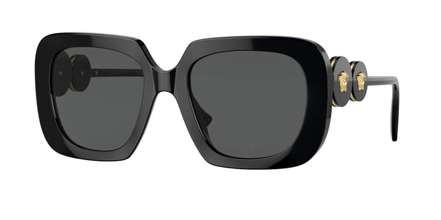 Versace VE4434 Black / Dark Grey Sunglasses