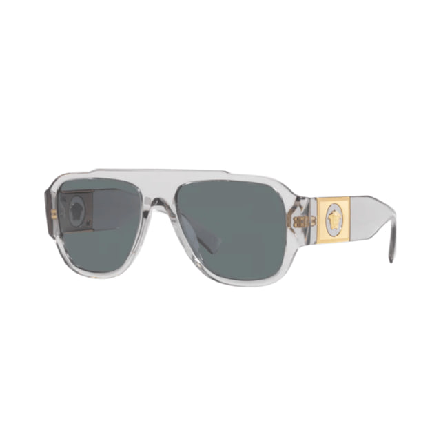 Versace VE4436U Transparent Grey Gold / Dark Blue Glasses product photo 1