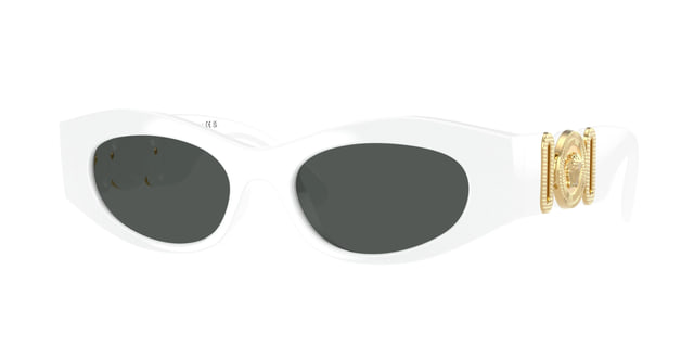 Versace VE4480U White / Dark Grey Sunglasses