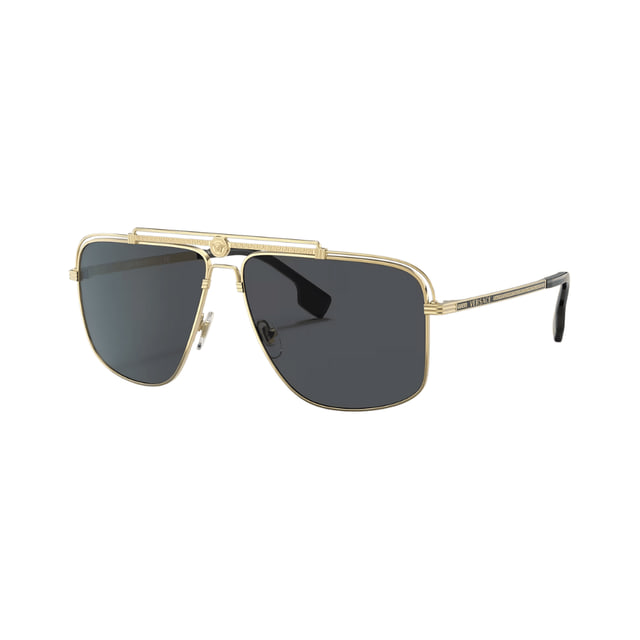 Versace VE2242 Shiny Gold / Dark Grey Sunglasses product photo 1